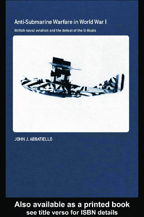 Anti-Submarine Warfare In World War I